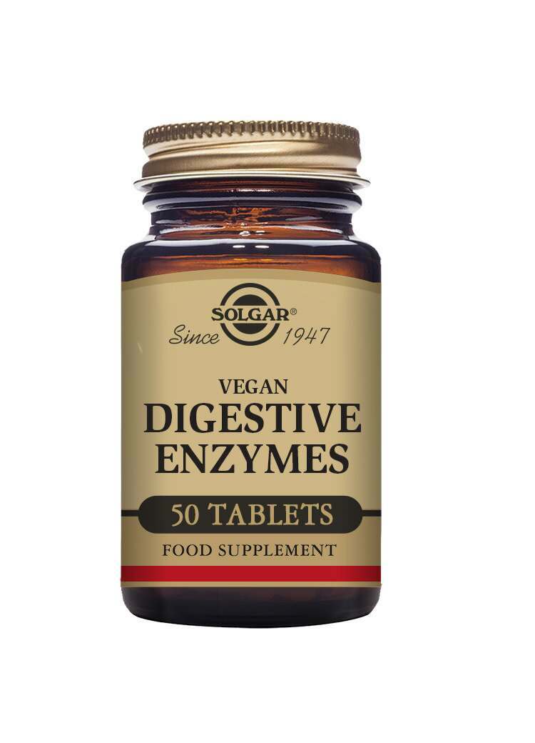 Solgar Vegan Digestive Enzymes Tablets - Pack of 50