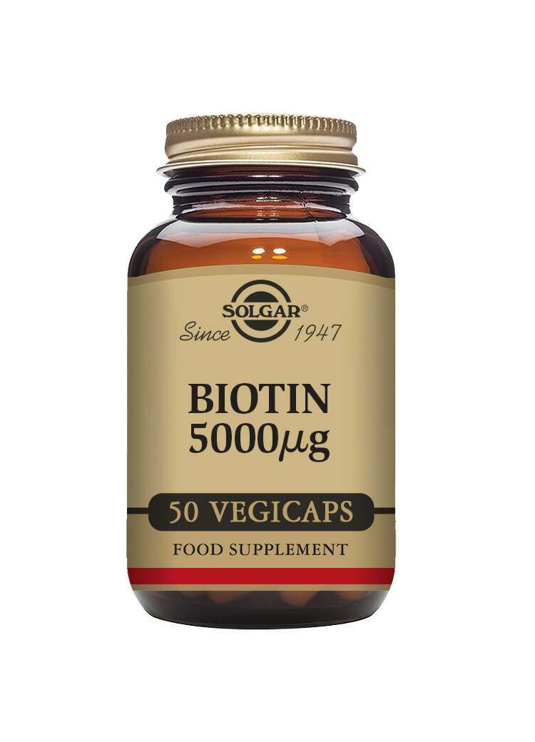 Solgar Biotin 5000 Âµg Vegetable 50 Capsules