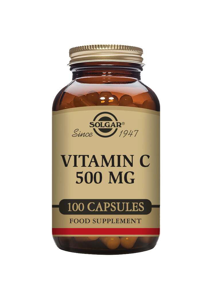 Solgar Vitamin C 500 mg Vegetable Capsules - Pack of 100