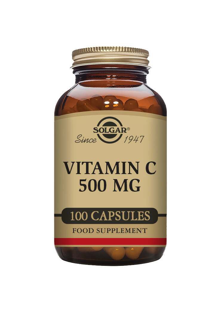 Solgar Vitamin C 500 mg Vegetable Capsules - Pack of 100