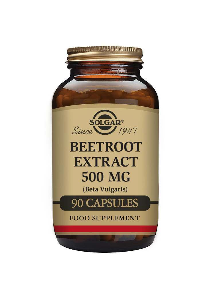 Solgar Beetroot Extract 500 mg Vegetable Capsules - Pack of 90