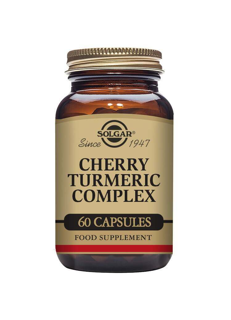 Solgar Cherry Turmeric Complex Vegetable Capsules - Pack of 60