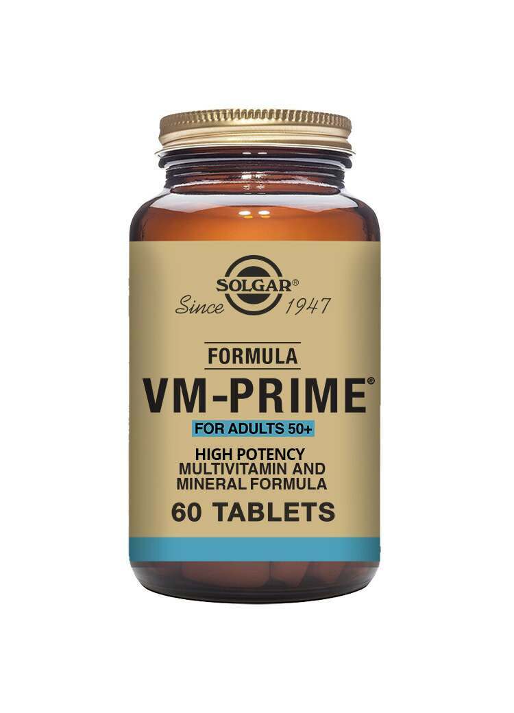 Solgar Formula VM-Prime for Adults 50 Plus Tablets - Pack of 60