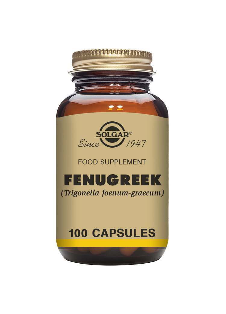 Solgar Fenugreek Vegetable Capsules - Pack of 100