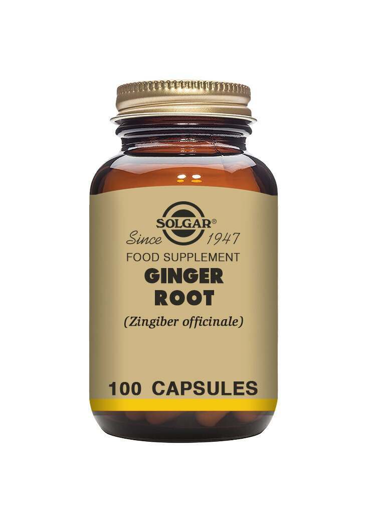 Solgar Ginger Root Vegetable Capsules - Pack of 100
