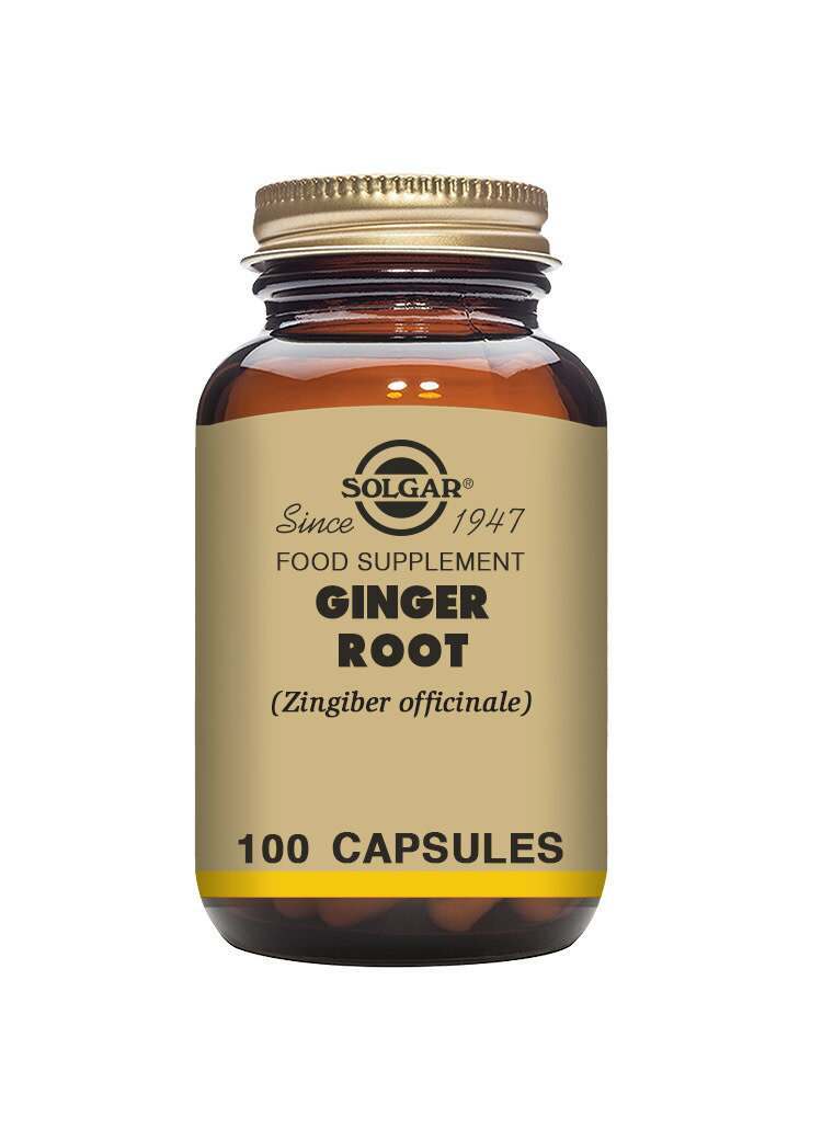 Solgar Ginger Root Vegetable Capsules - Pack of 100
