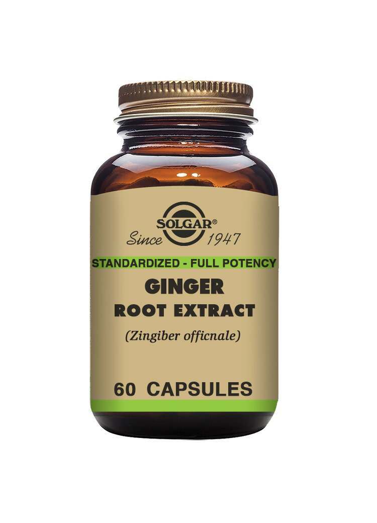 Solgar Ginger Root Extract Vegetable 60 Capsules