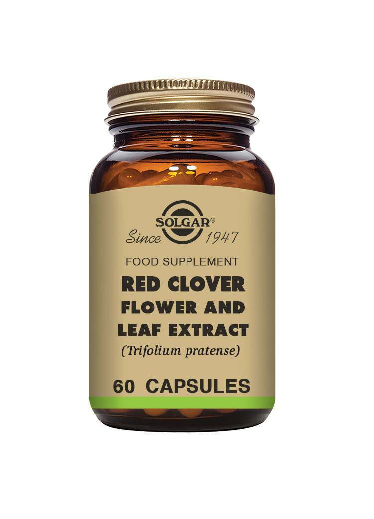 Solgar Red Clover Flower and Leaf Extract Vegetable 60 Capsules