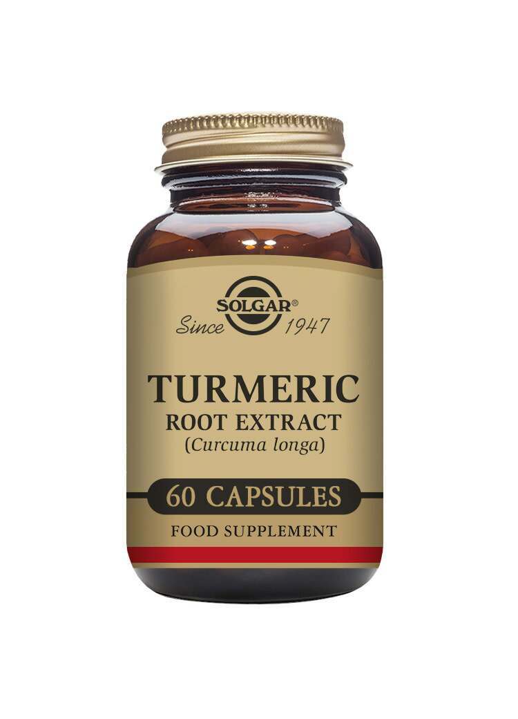 Solgar Turmeric Root Extract Vegetable 60 Capsules