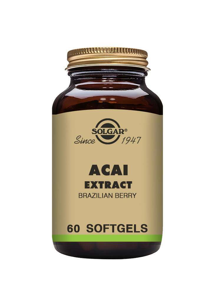 Solgar Acai Extract 60 Softgels