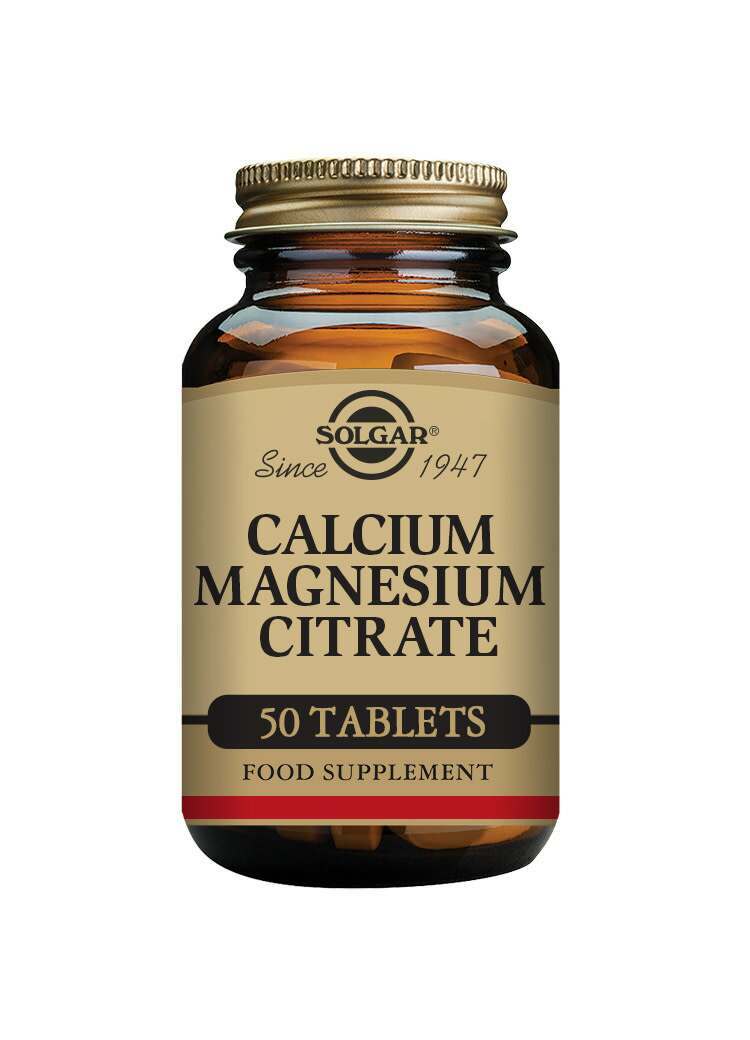 Solgar Calcium Magnesium Citrate Tablets - Pack of 50