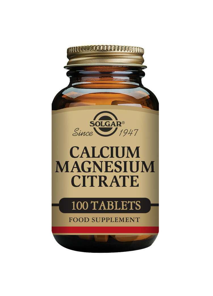 Solgar Calcium Magnesium Citrate 100 Tablets