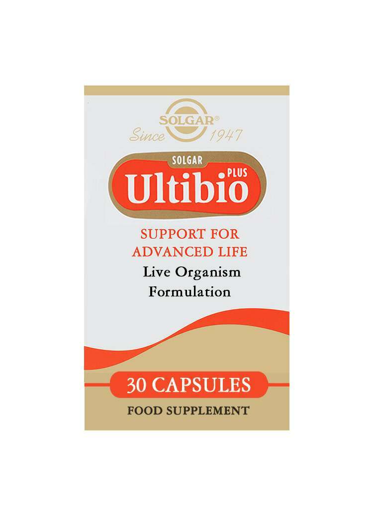 Solgar Ultibio Plus Vegetable Capsules - Pack of 30