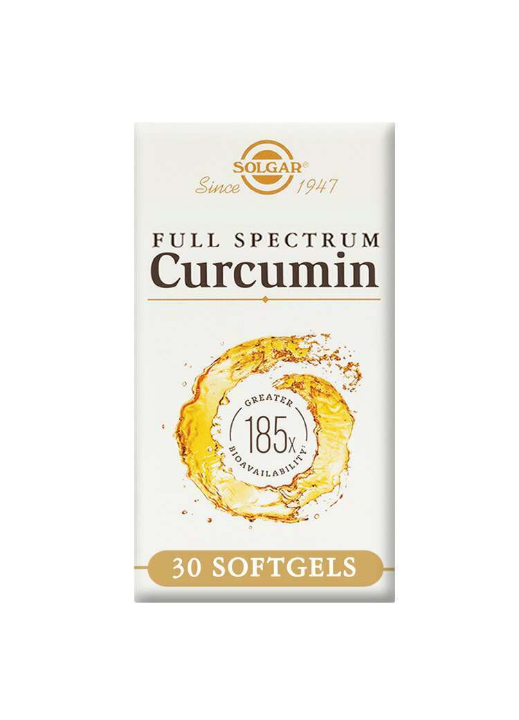 Solgar Full Spectrum Curcumin 185x 30 Softgels