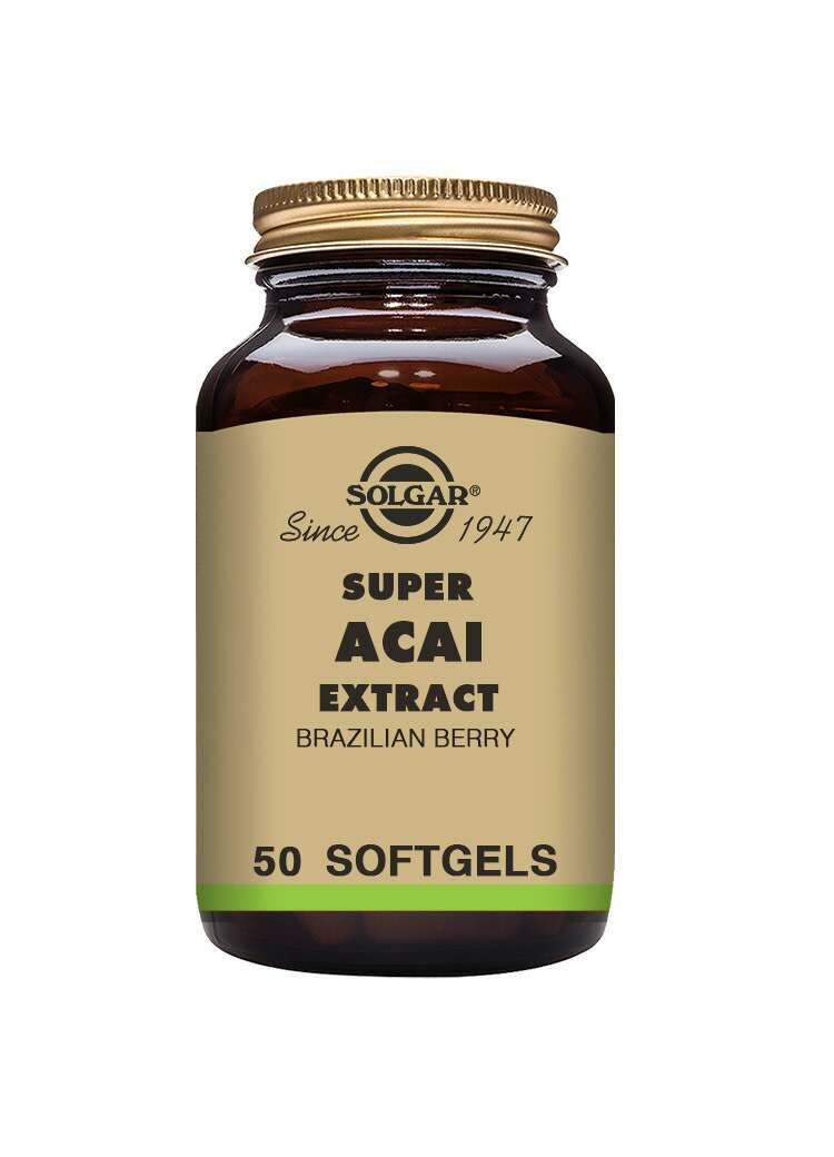 Solgar Super Acai Extract Softgels - Pack of 50