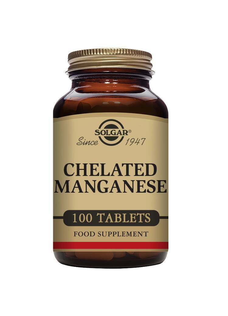 Solgar Chelated Manganese 100 Tablets