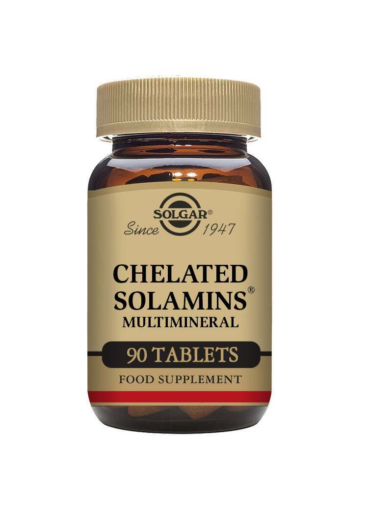 Solgar Chelated Solamins Multimineral Tablets - Pack of 90