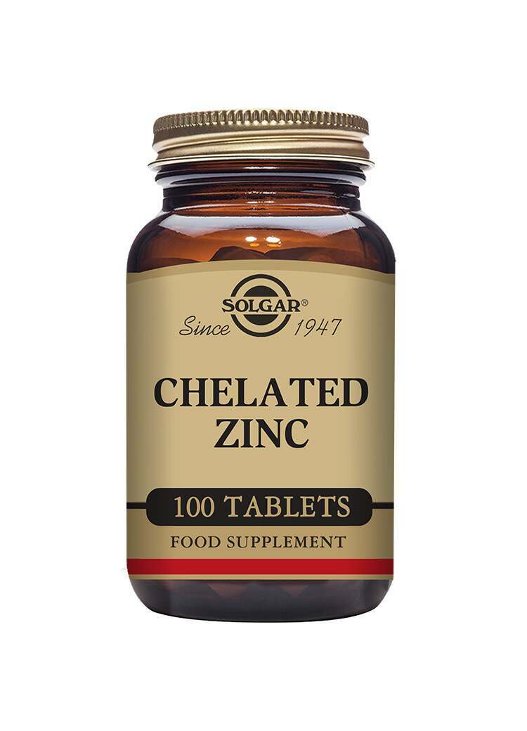 Solgar Chelated Zinc 100 Tablets