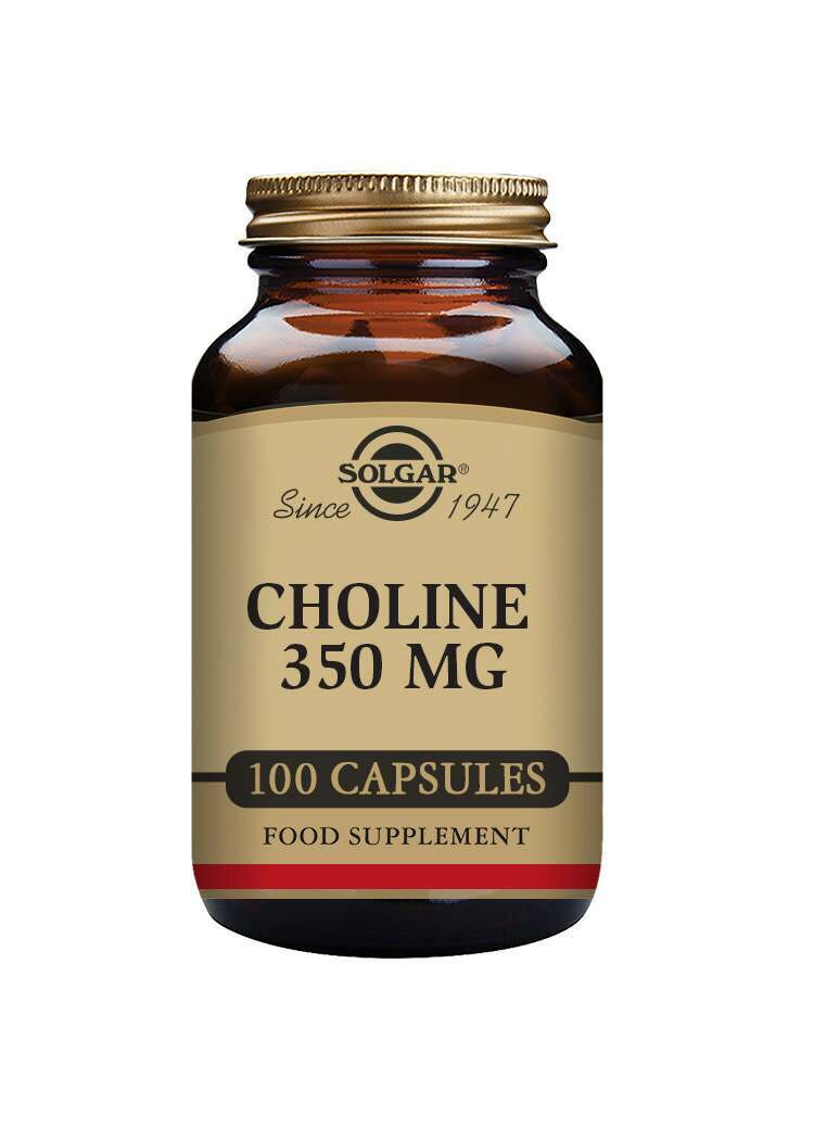 Solgar Choline 350 mg Vegetable 100 Capsules