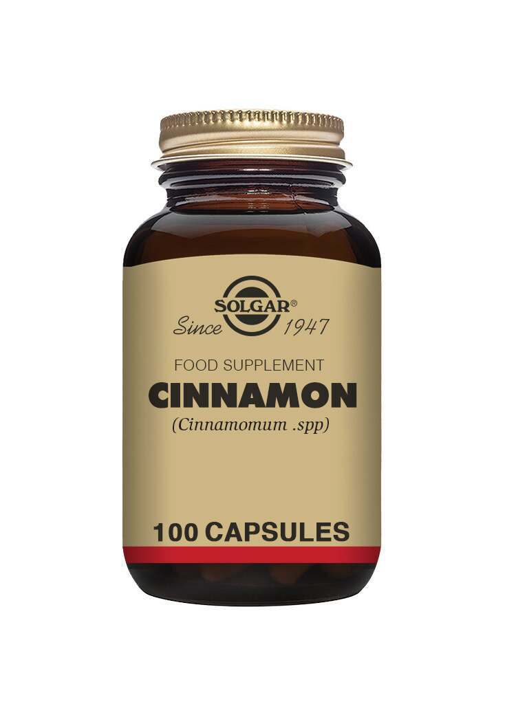 Solgar Cinnamon Vegetable Capsules - Pack of 100