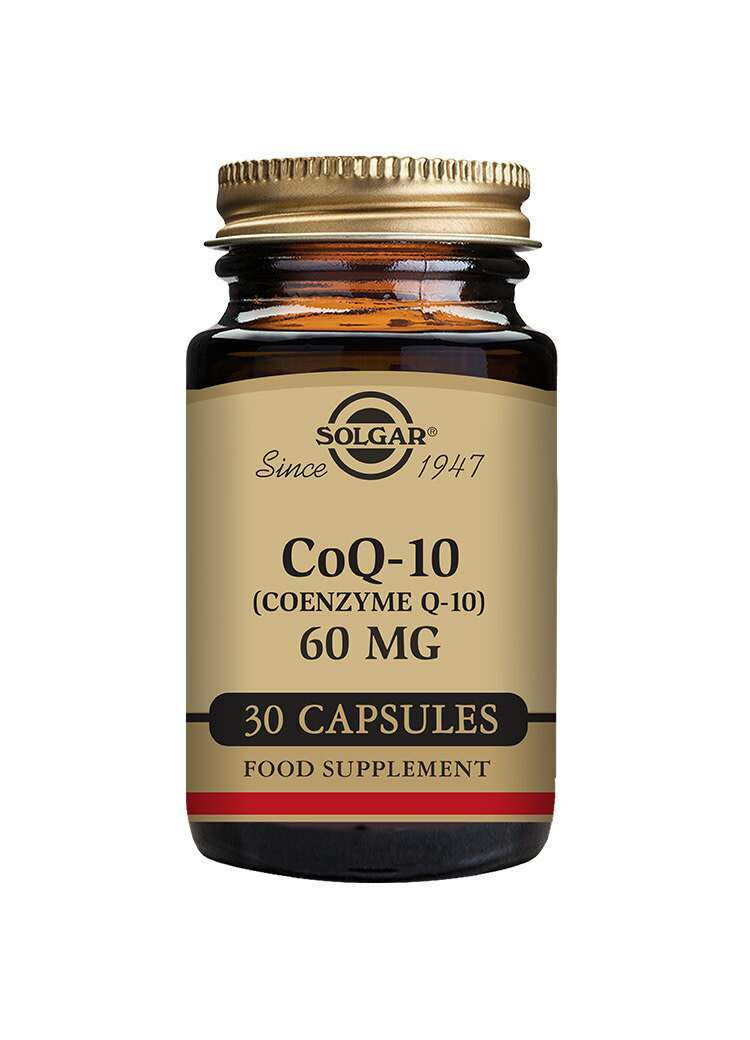 Solgar CoQ-10 (Coenzyme Q-10) 60 mg Vegetable 30 Capsules