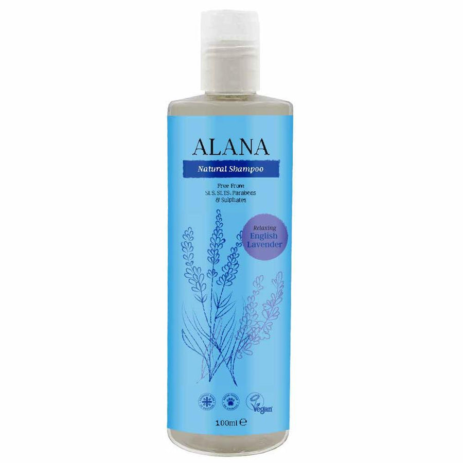 English Lavender Natural Shampoo 100ml Convenience/Travel Bottle