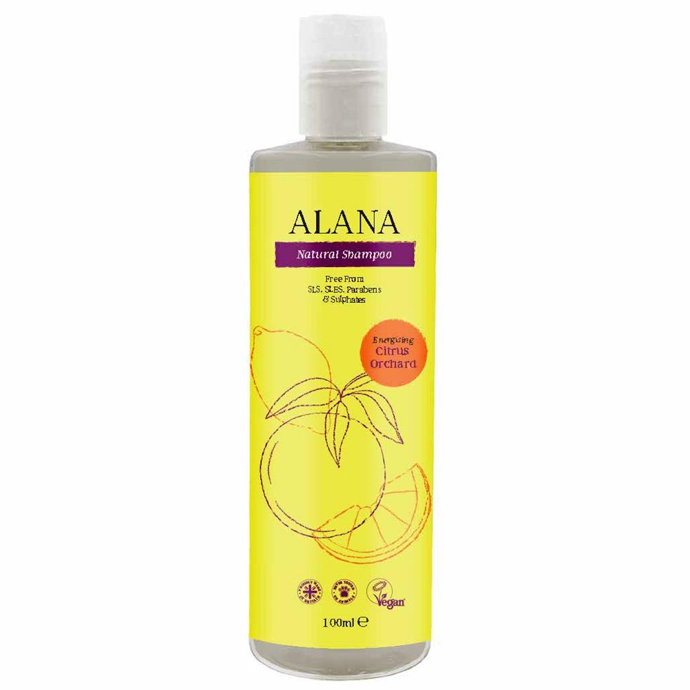 Citrus Orchard Natural Shampoo 100ml Convenience/Travel Bottle