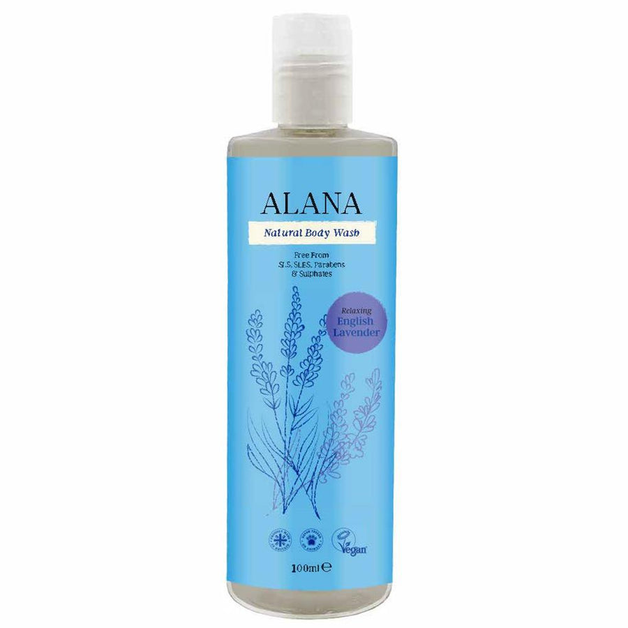 Lavender Natural Body Wash 100ml Convenience/Travel Bottle