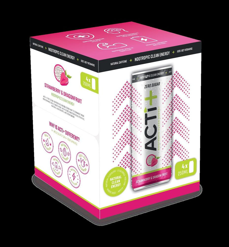 Acti+ Strawberry & Dragonfruit Natural Energy Drink