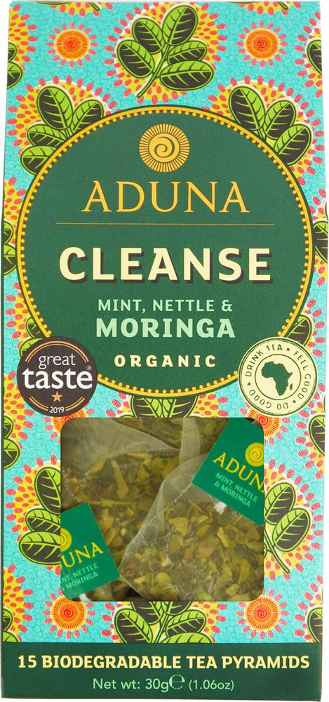 Aduna Cleanse Super-Tea - Mint Nettle & Moringa (15 Pyramids)