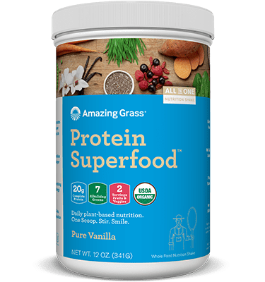 Amazing Grass Protein Superfood Pure Vanilla 341g
