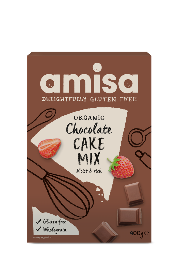 Amisa Organic Gluten Free Chocolate Cake Mix 400g