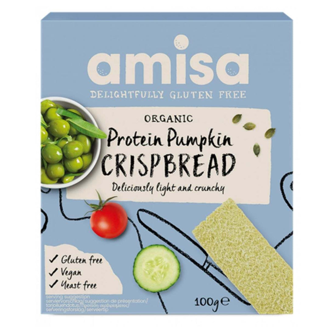 Amisa Protein Pumpkin Crispbread 100g