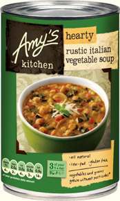 Amy's Kitchen Organic Hearty Rustic Italian Vegetable Soup 397g