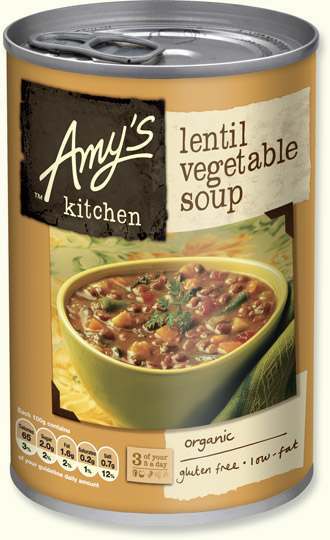Amy's Kitchen Organic Lentil Vegetable Soup 400g