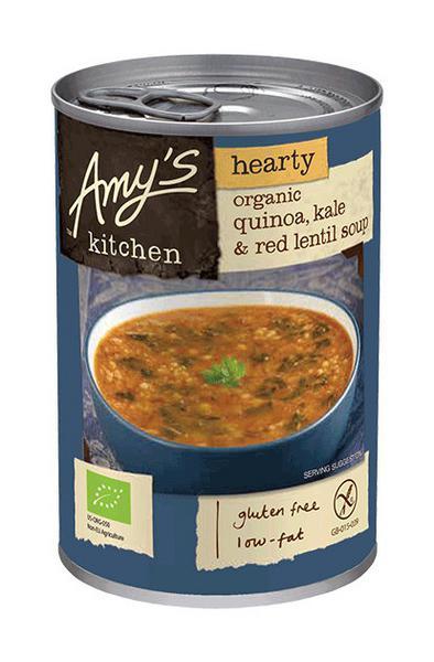 Amy's Organic Quinoa Kale & Red Lentil Soup 408g