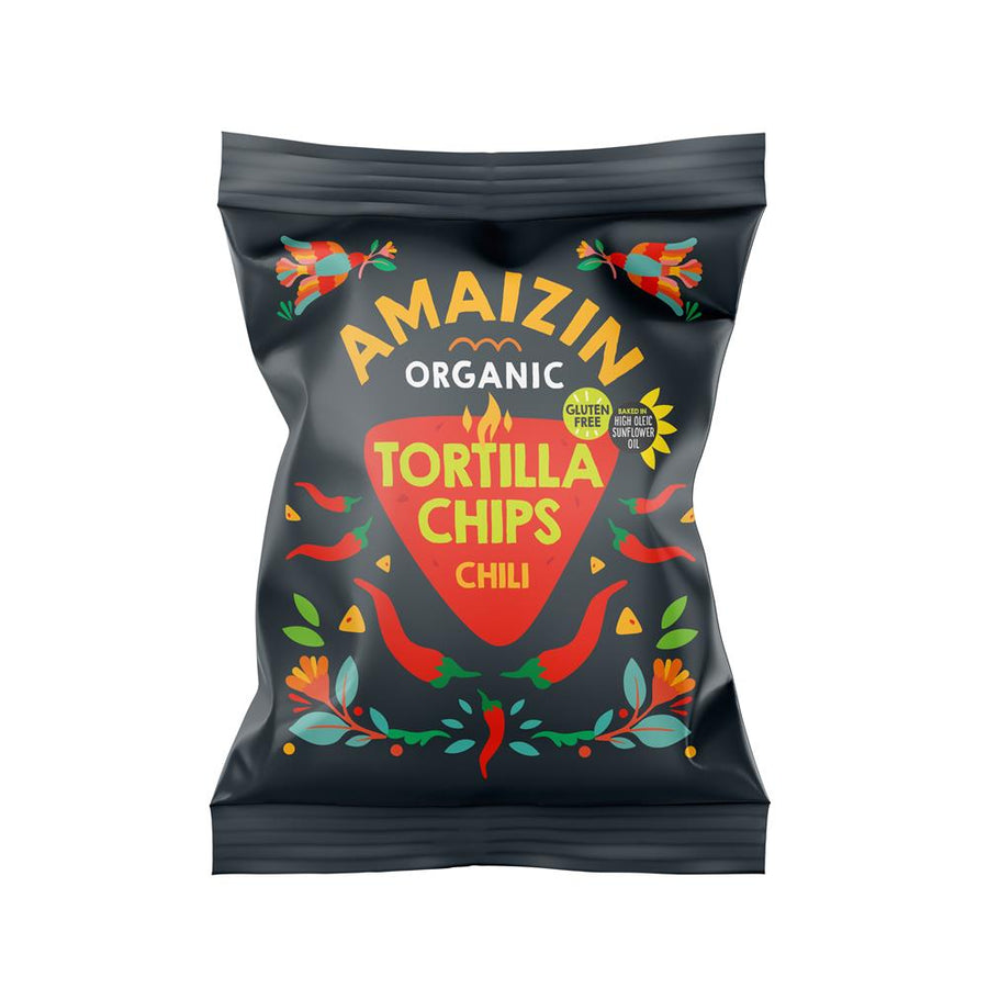 Corn Chips- Chilli - Organic -75g Bag