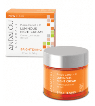 Andalou Naturals Purple Carrot + C Luminous Night Cream 50ml