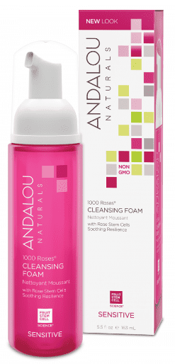 Andalou Naturals 1000 Roses Cleansing Foam 163ml