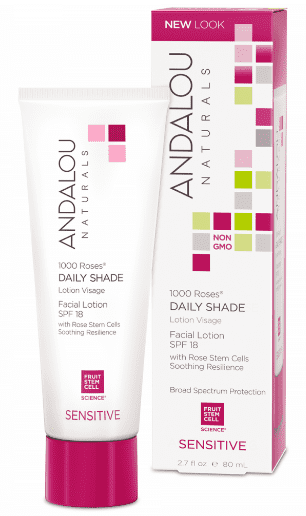 Andalou Naturals 1000 Roses Daily Shade SPF 18 Facial Lotion 80ml