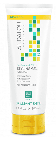 Andalou Naturals Sunflower & Citrus Medium Hold Styling Gel 200ml