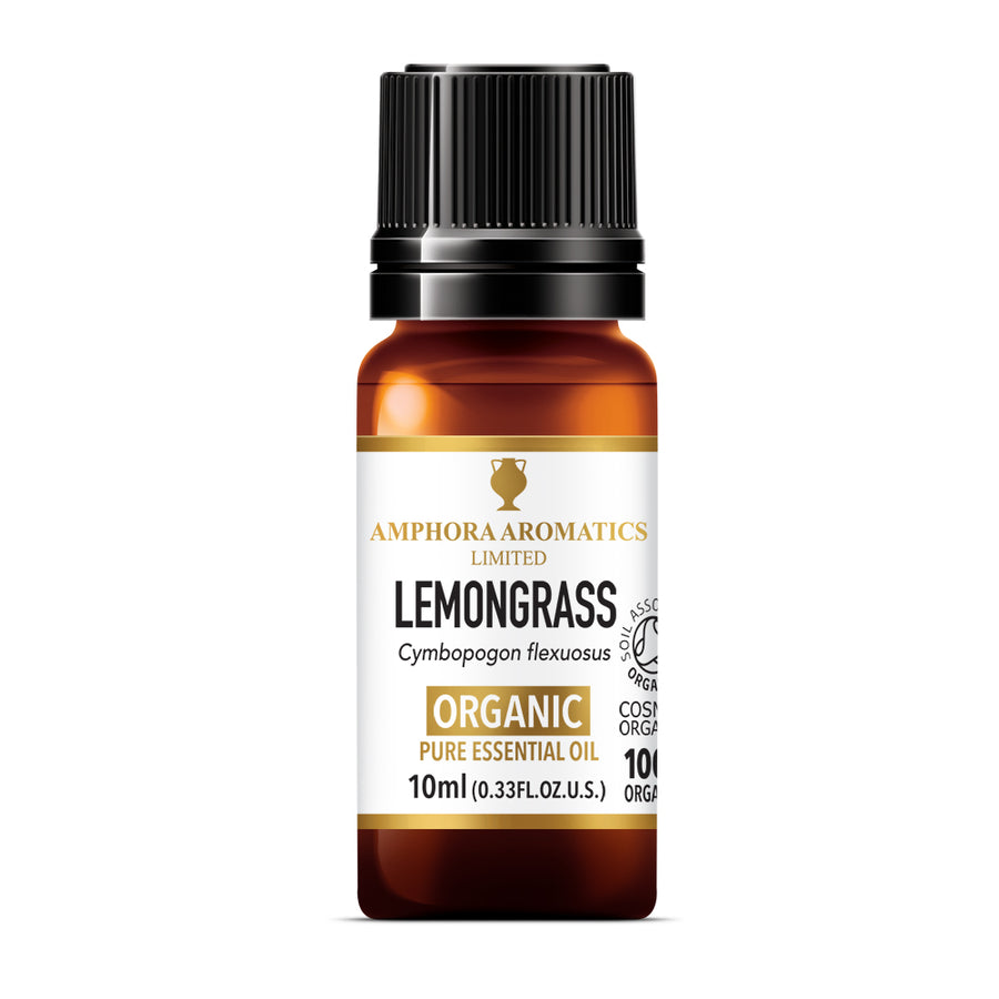 Amphora Aromatics Lemongrass Organic Essential Oil 10ml
