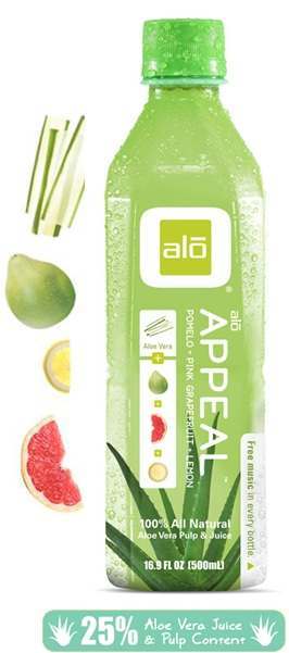 Alo Appeal - Aloe Vera, Pomelo, Pink Grapefruit & Lemon Juice 500ml