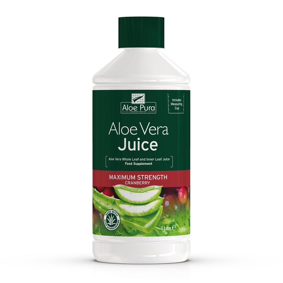 Aloe Pura Aloe Vera Cranberry Juice 1 Litre