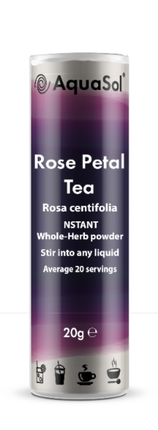 AquaSol Instant Rose Petal Tea 20g
