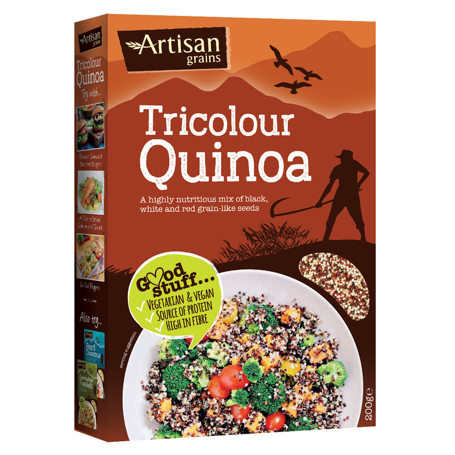 Artisan Grains Tricolour Quinoa 200g - Pack of 2