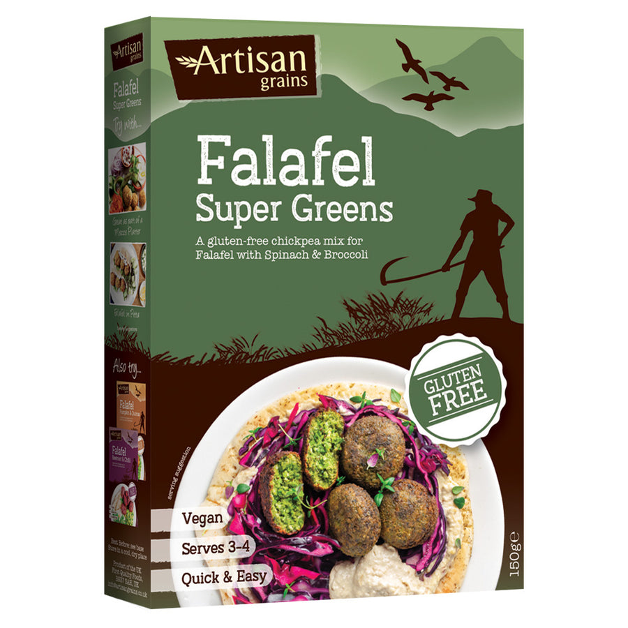 Artisan Grains Super Greens Falafel Mix 150g - Pack of 2