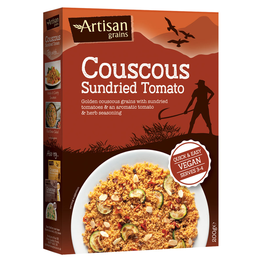 Artisan Grains Sundried Tomato Couscous 200g - Pack of 2