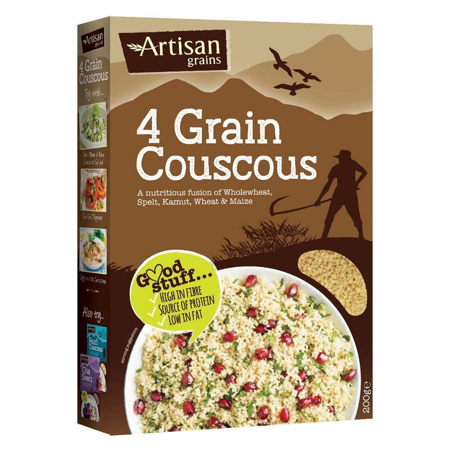 Artisan Grains Four Grain Couscous 200g - Pack of 2