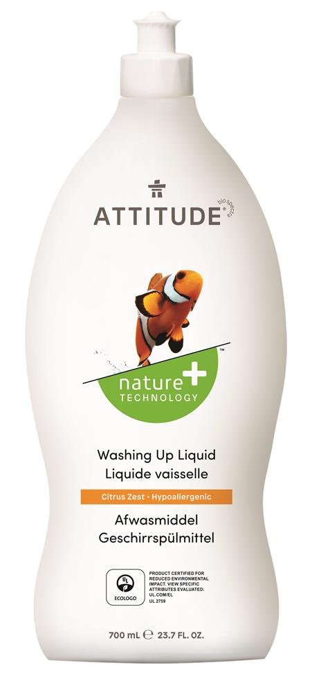 Attitude Citrus Zest Washing Up Liquid 700ml
